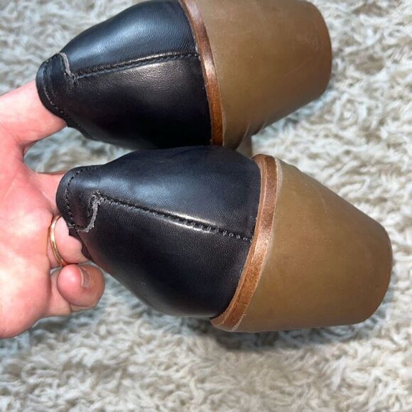 El Naturalista Aqua Iris Leather Lace-Up Mary Jane Court Shoes 38 W8 - Picture 6 of 12